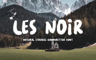 LES NOIR - Handwritten Font