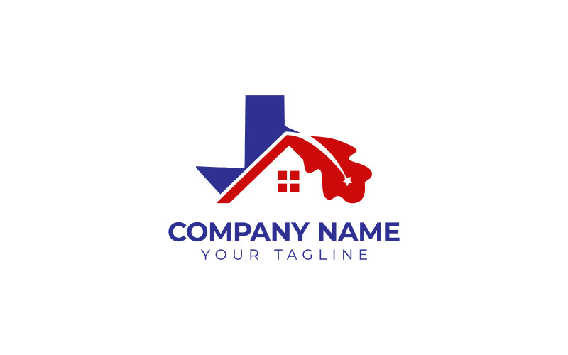 Real estate and construction logo with Texas map Logo Template