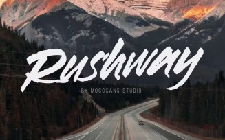 Rushway - Handwriting Display Font