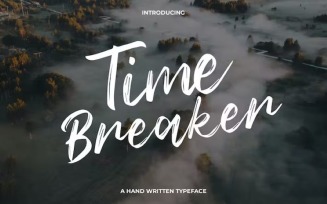 Time Breaker - A Typeface Fonts