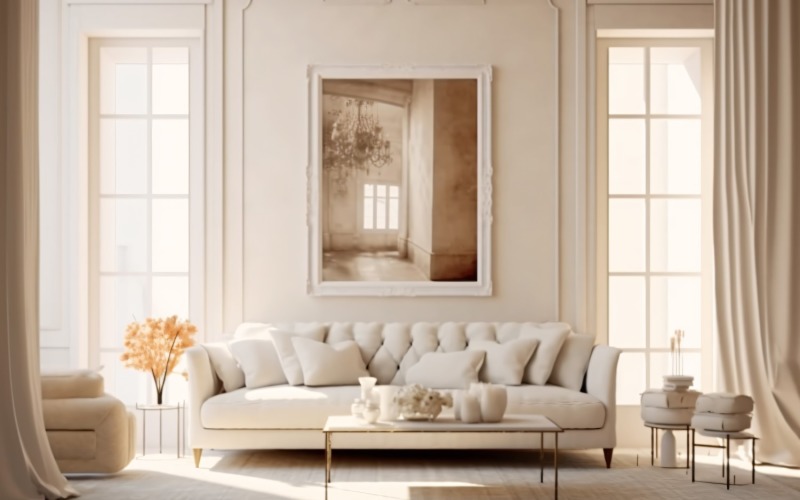 Elegance Redefined An Italian Living Room Oasis 224 Illustration