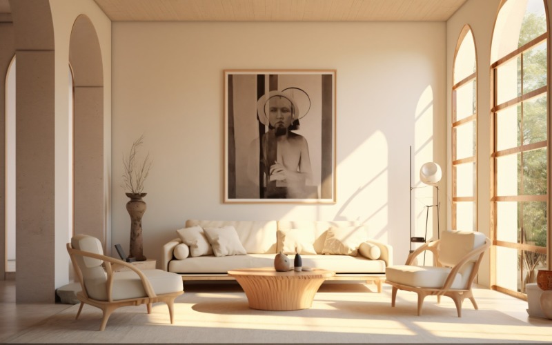 Italian Chic Captivating Living Room Interiors 203 Illustration
