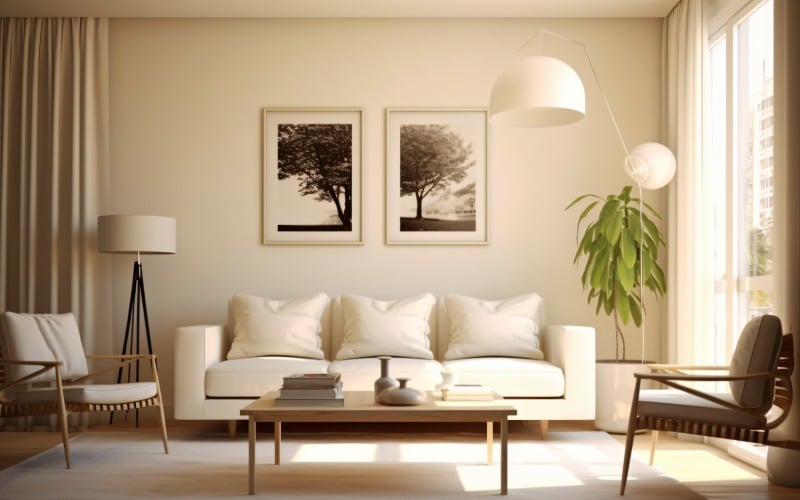 Italian Chic Captivating Living Room Interiors 217 Illustration