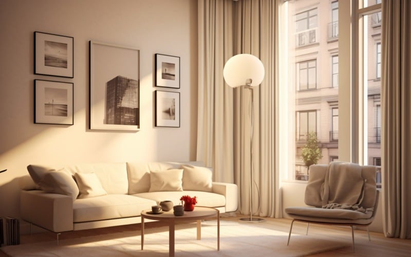 lassic Comfort Italian Living Room Elegance 215 Illustration