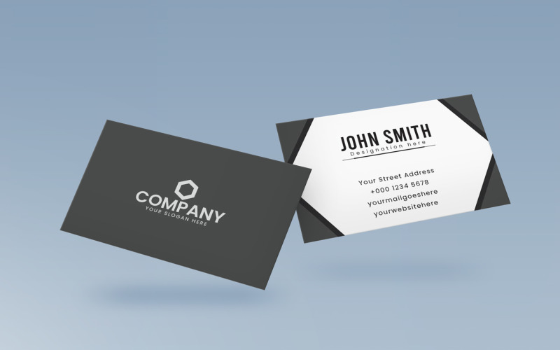 Modern Corporate Business Card Design Corporate Identity