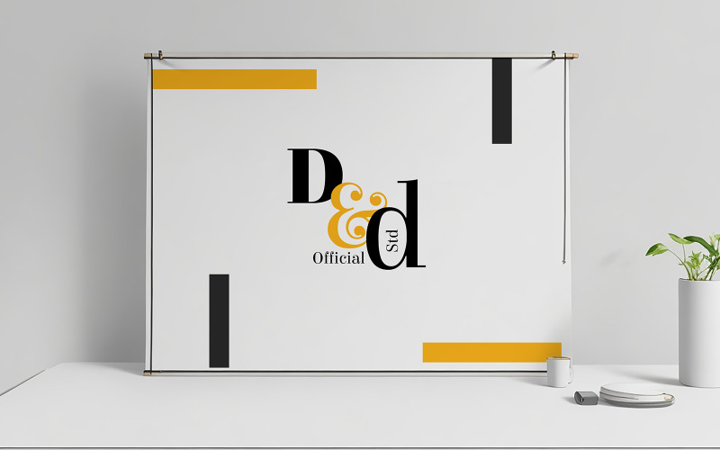 Poster Just One Frame 5 Pack Mockup Product Mockup