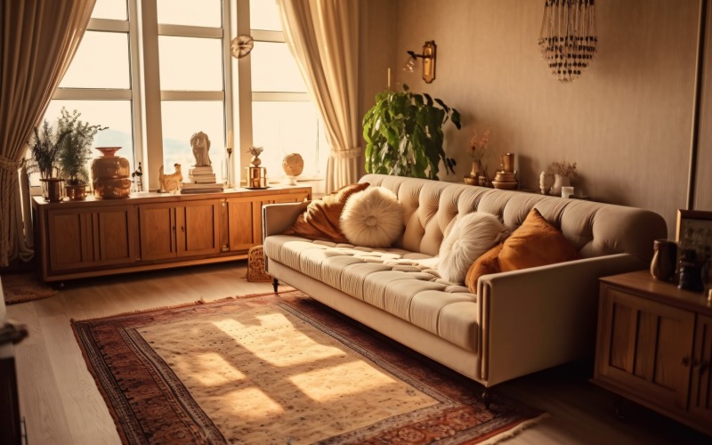 Elegance Redefined An Italian Living Room Oasis 267 Illustration