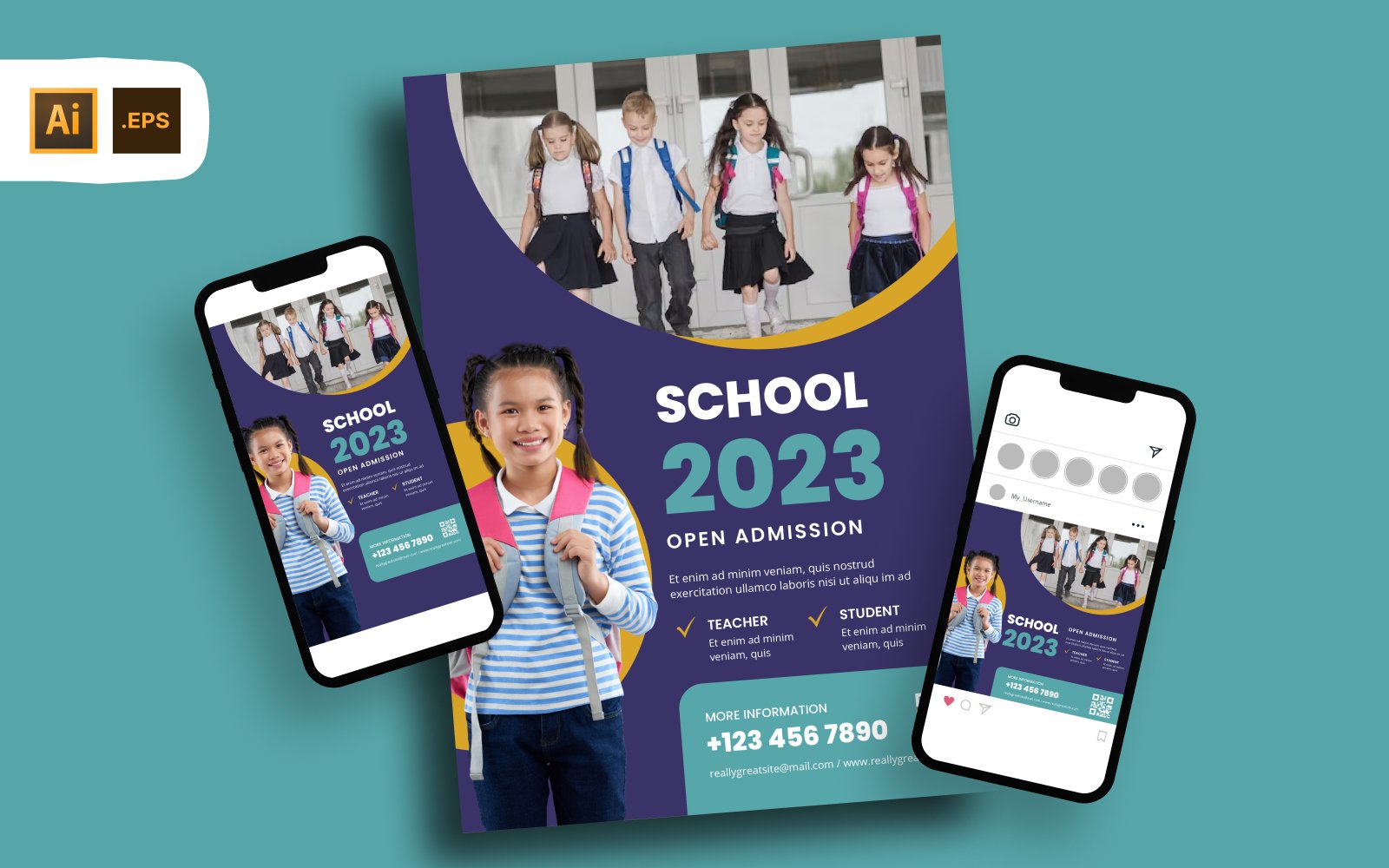 Template #367633 School Education Webdesign Template - Logo template Preview