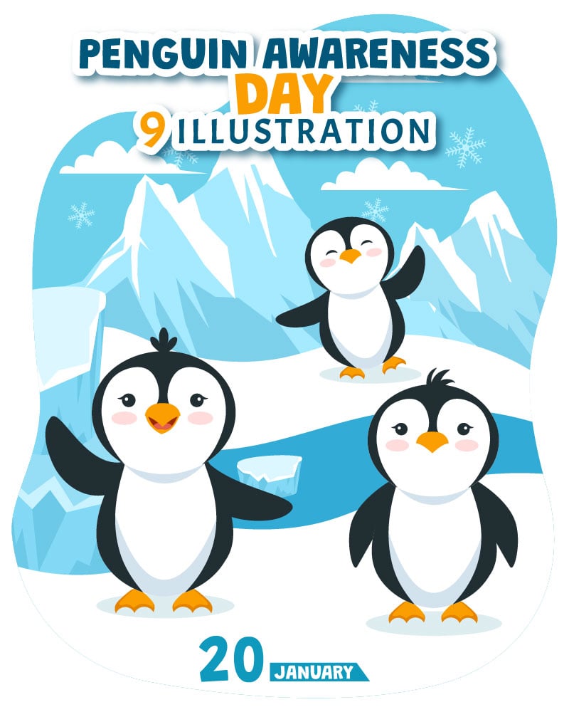 Template #367769 Penguin Awareness Webdesign Template - Logo template Preview