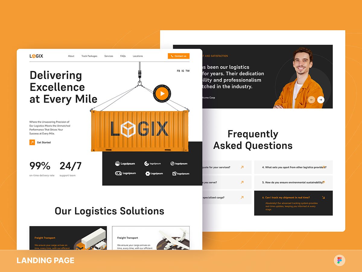 Kit Graphique #367771 Logistic Entreprise Divers Modles Web - Logo template Preview