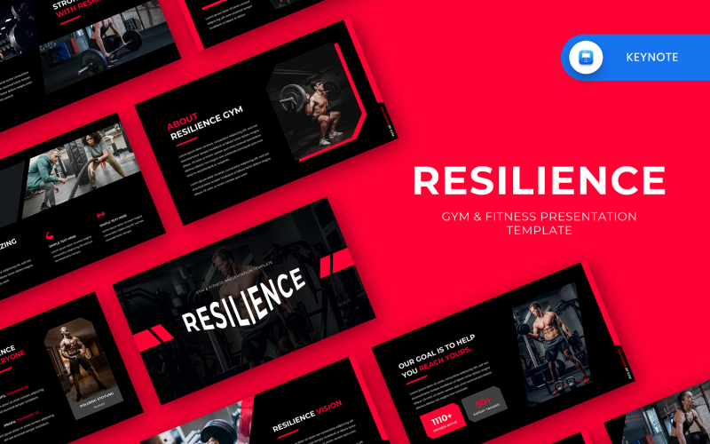 Resilience - GYM & Fitness Keynote Template