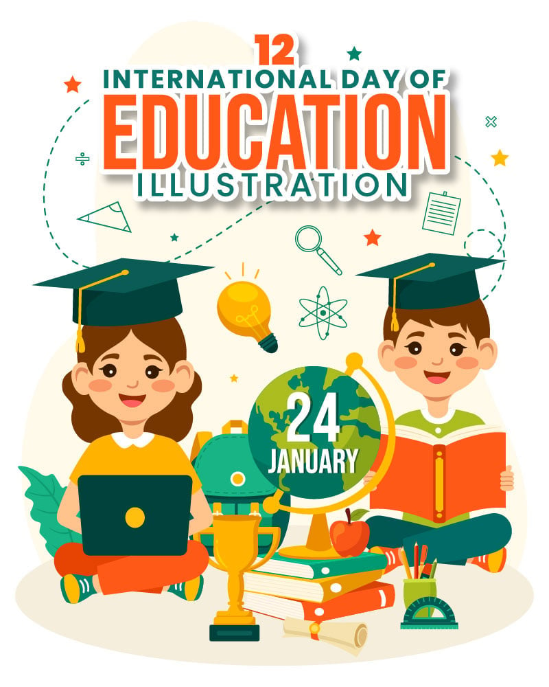 Kit Graphique #367887 International Education Divers Modles Web - Logo template Preview