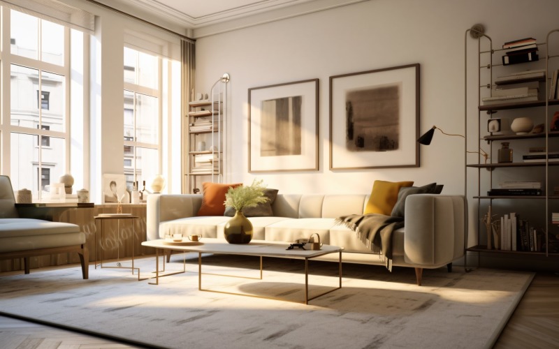 Elegance Redefined An Italian Living Room Oasis 512 Illustration