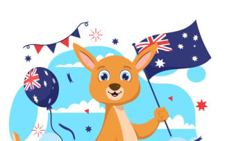 17 Happy Australia Day Vector Illustration