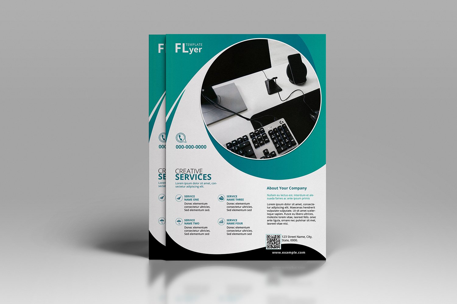 Template #367936 Flyer Corporate Webdesign Template - Logo template Preview
