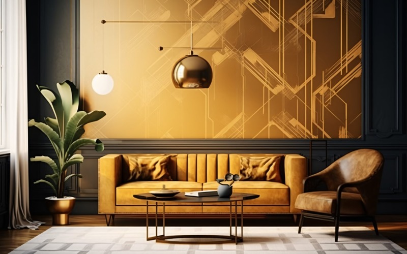 lassic Comfort Italian Living Room Elegance 565 Illustration