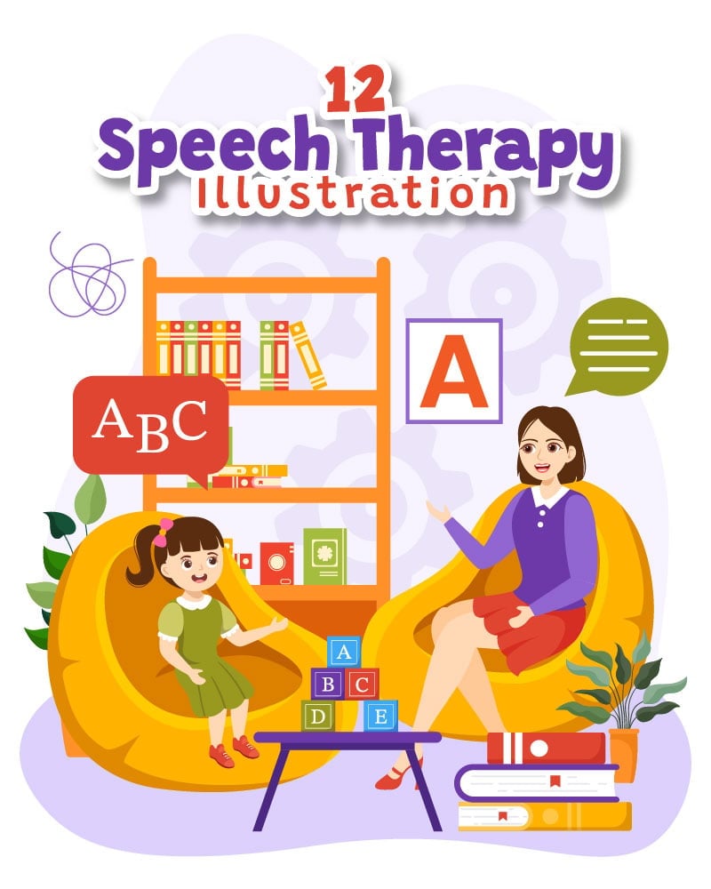 Template #368161 Therapy Speech Webdesign Template - Logo template Preview