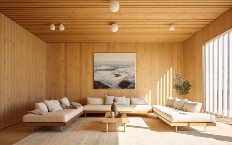 Italian Flair Luxurious Living Room Interiors 693 Illustration