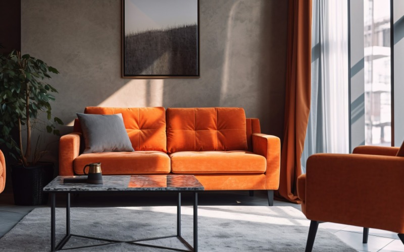 Elegance Redefined An Italian Living Room Oasis 766 Illustration