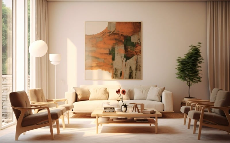 lassic Comfort Italian Living Room Elegance 734 Illustration