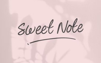 Sweet Note - Wedding Note Handwritten Font
