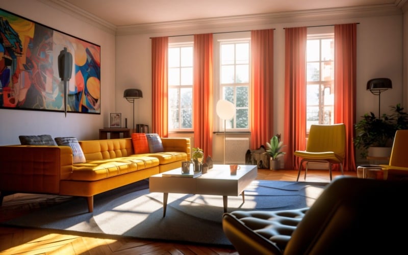 The Art of Italian Living Opulent Living Room Designs 826 Illustration