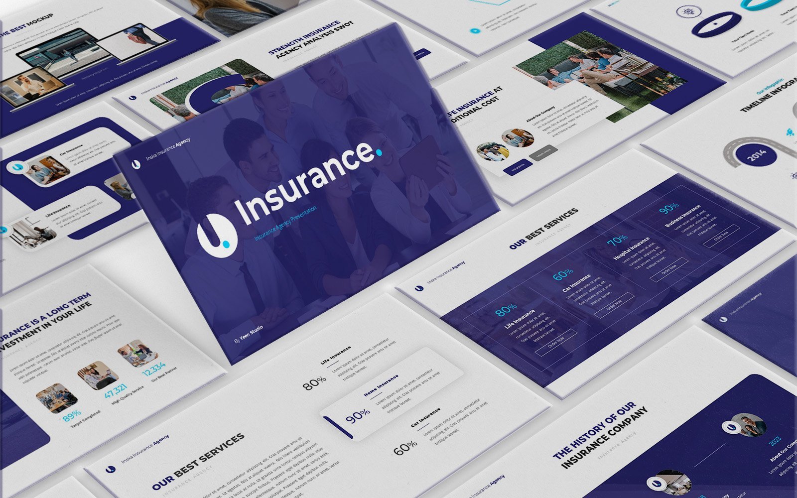 Kit Graphique #368528 Finance Assurance Web Design - Logo template Preview