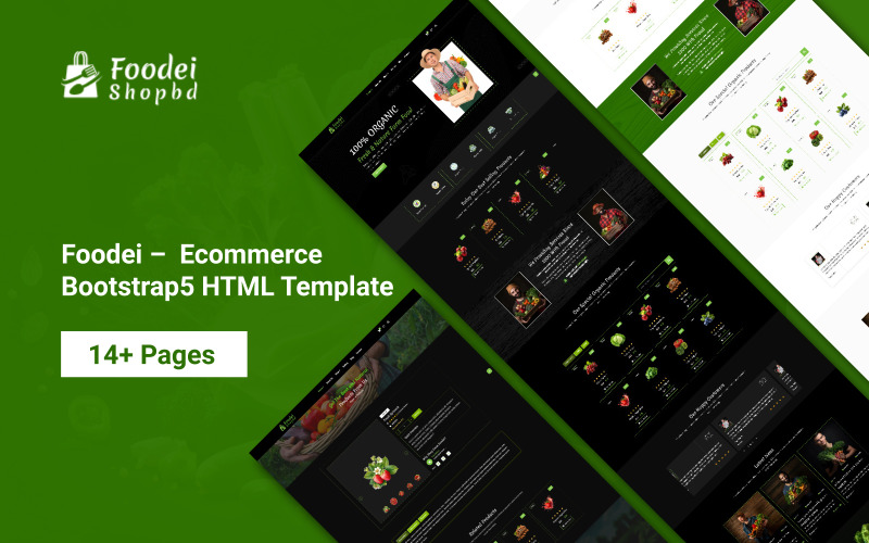 Foodei – Ecommerce HTML5 Template Website Template