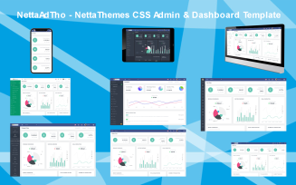 NettaAdTho - NettaThemes CSS Admin & Dashboard Template