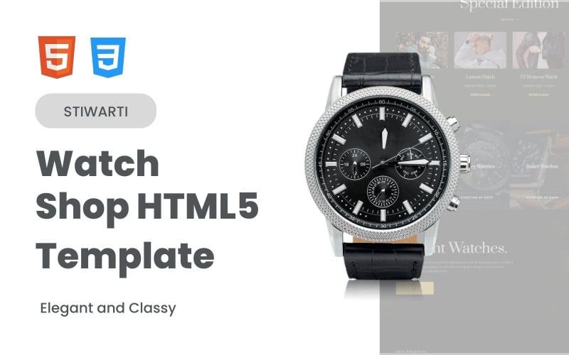 Stiwarti - Watch Shop HTML Template Website Template