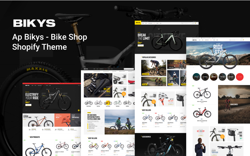 Kit Graphique #368676 Bibicyclette Vlo Divers Modles Web - Logo template Preview