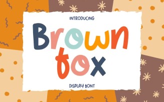 Brown Fox - Playful Handwritten Display Font