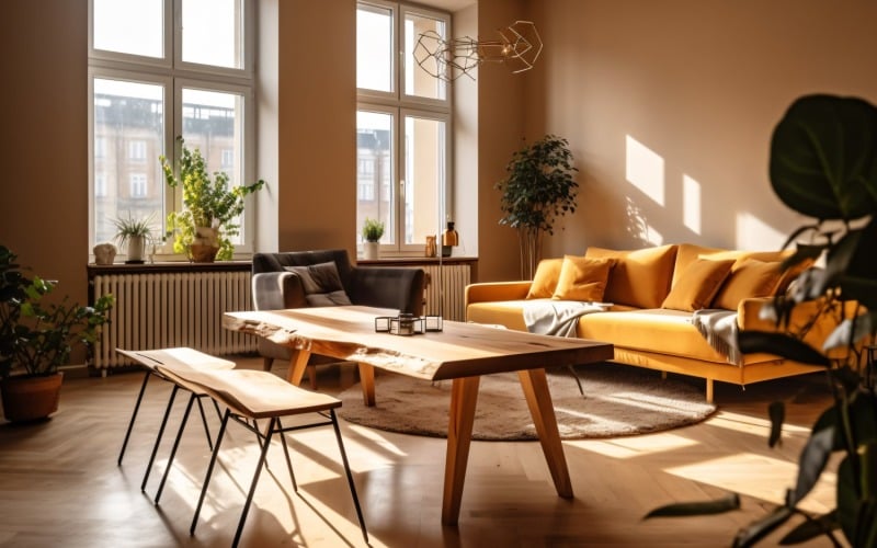 Elegance Redefined An Italian Living Room Oasis 991 Illustration