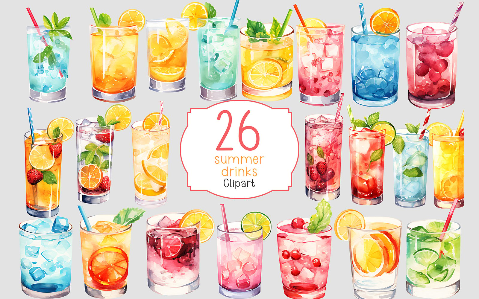 Template #368710 Watercolor Drinks Webdesign Template - Logo template Preview