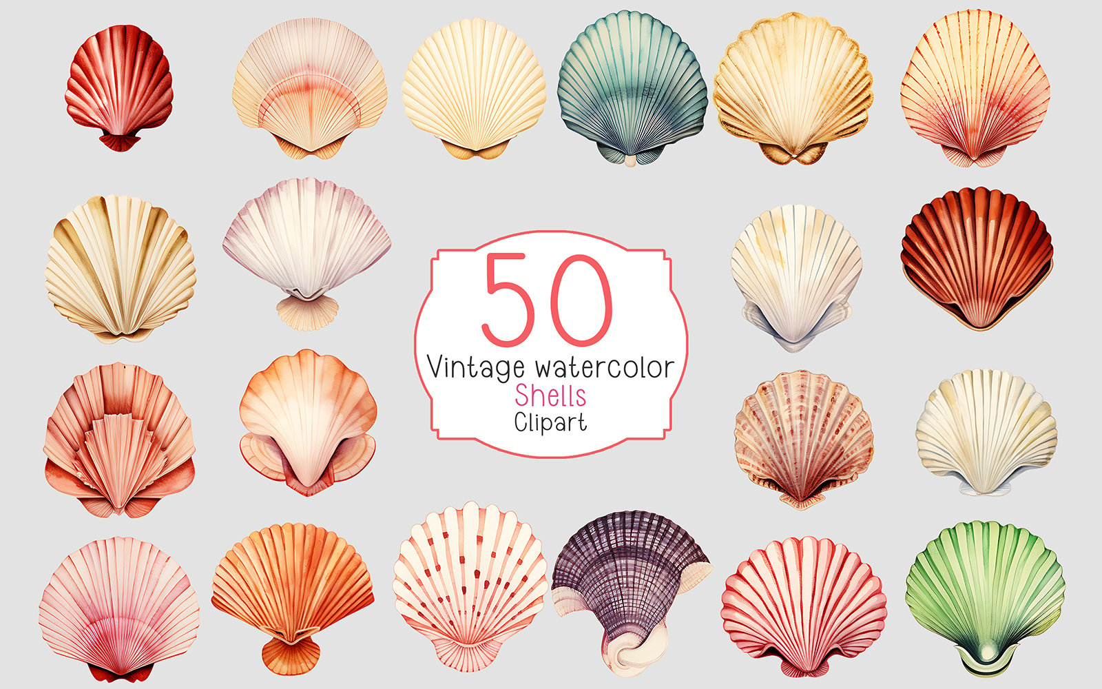 Template #368711 Watercolor Shells Webdesign Template - Logo template Preview