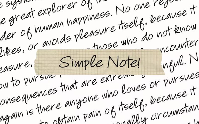 Template #368745 Handwriting Taking Webdesign Template - Logo template Preview