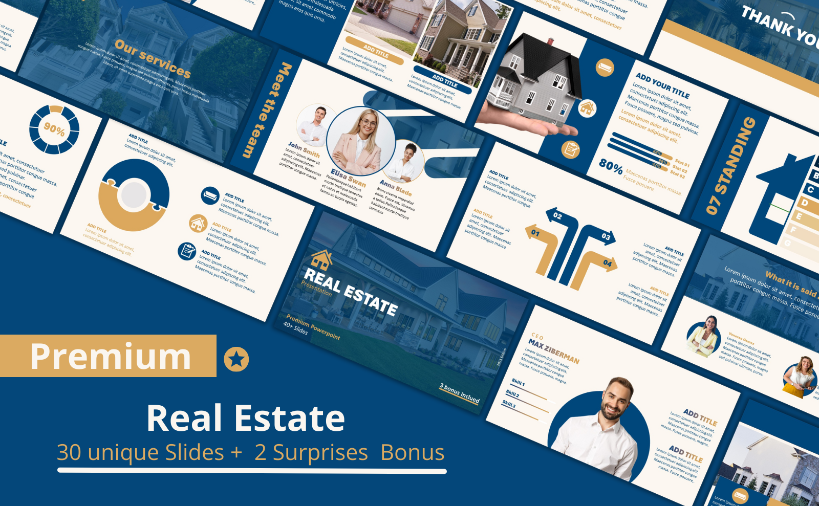 Real estate presentation powerpoint Premium