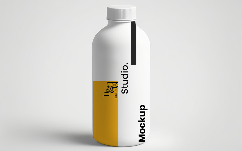 Bottle Tumbler White Mockup #02 Product Mockup