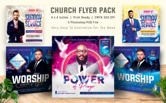Church Flyer Templates Pack