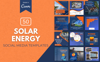 50 Solar Energy Canva Templates For Social Media