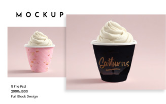 Ice Cream Cup image of mockup