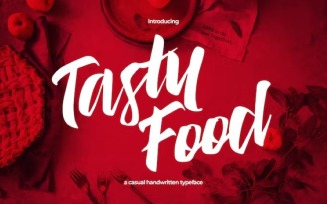 Tasty Food - Casual Handwritten Typeface Font