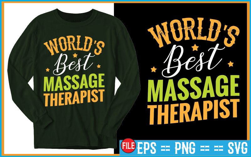 World's Best Massage Therapist T-shirt