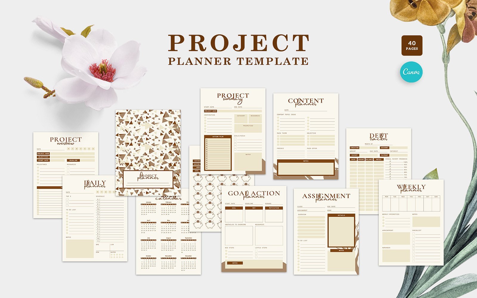 Kit Graphique #368810 Projet Planificateur Divers Modles Web - Logo template Preview