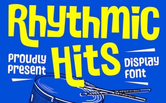 Rythmic Hits - Handdrawn Display Font