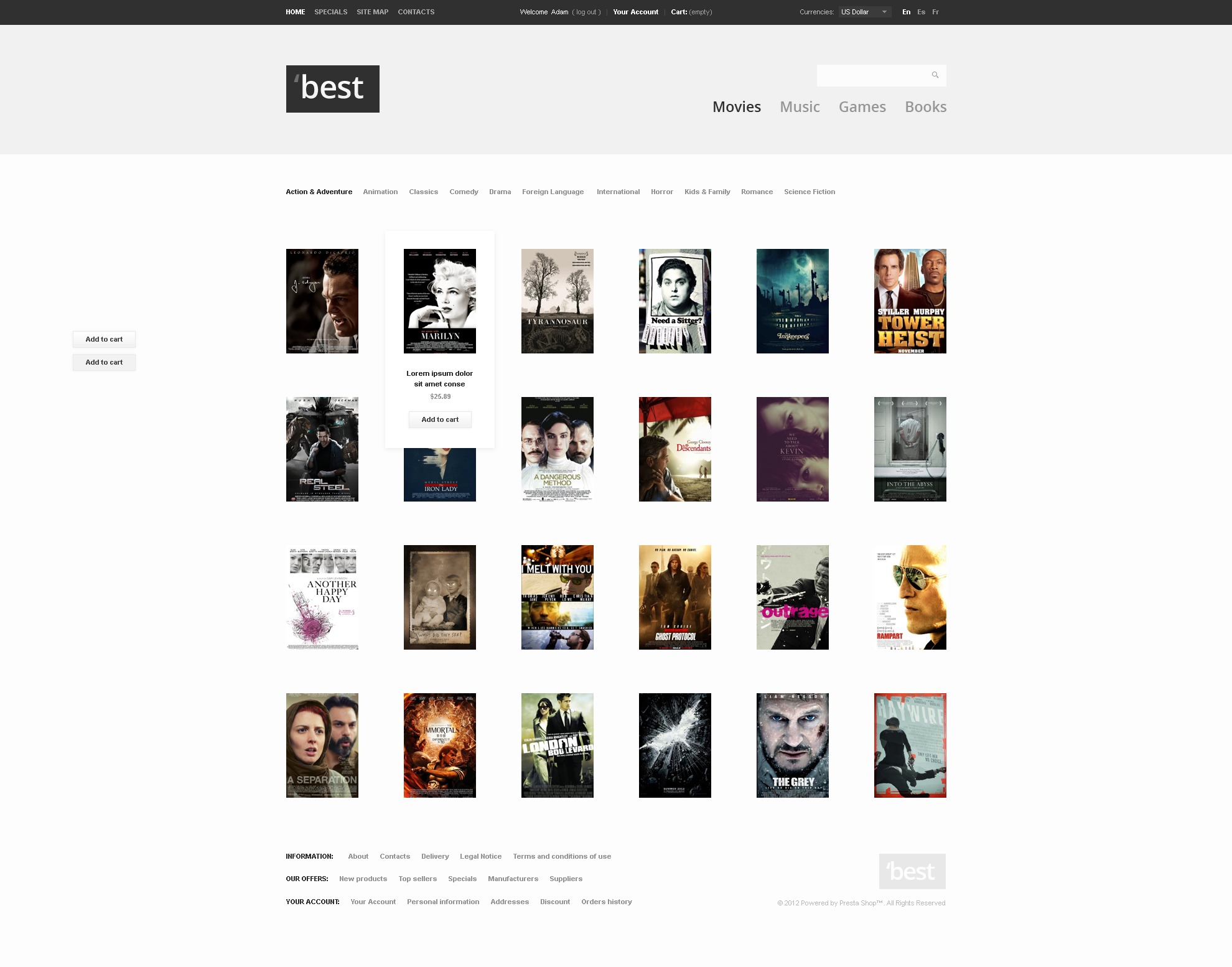 Entertainment portal Entertainment portal