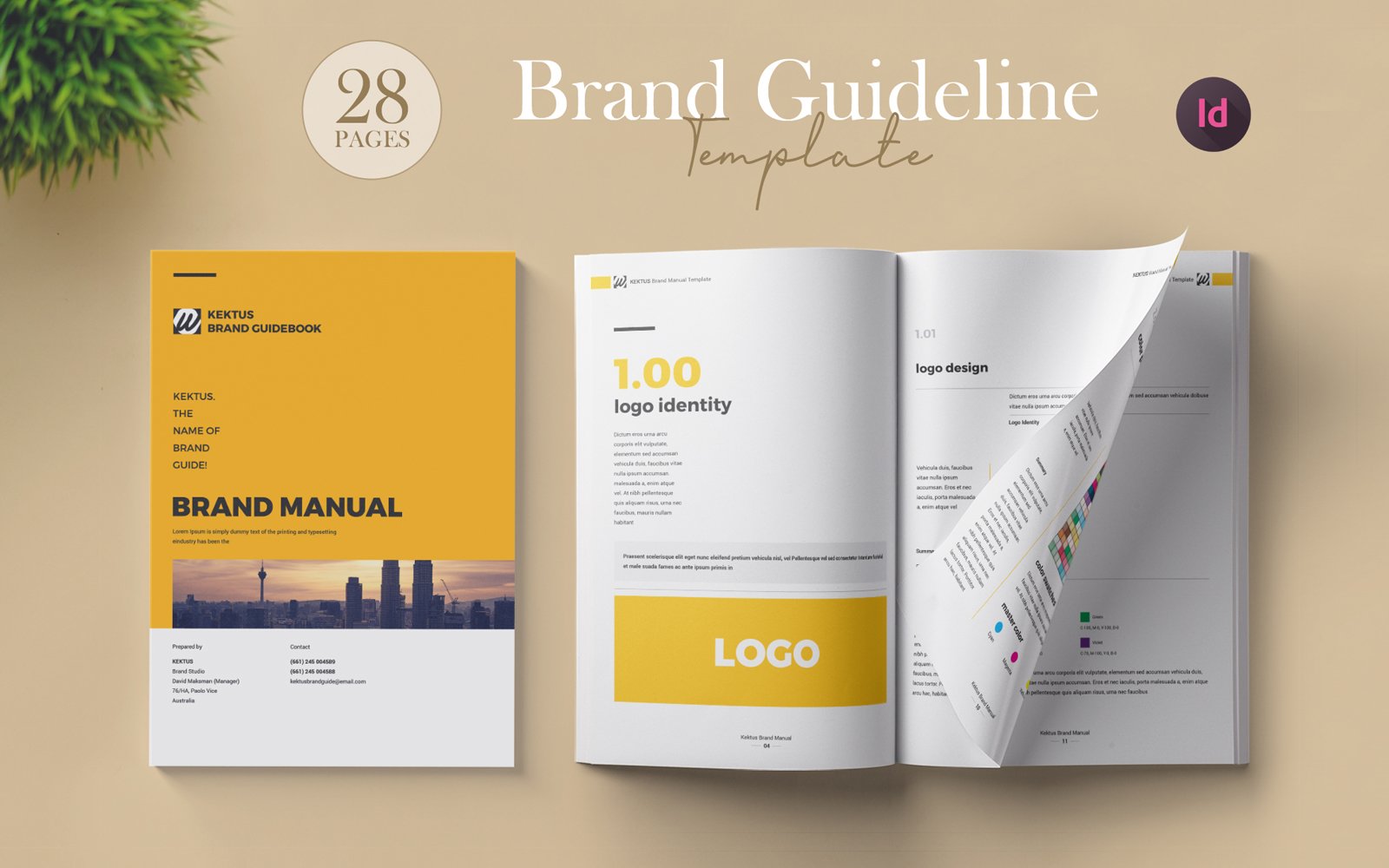Template #369005 Brand Book Webdesign Template - Logo template Preview