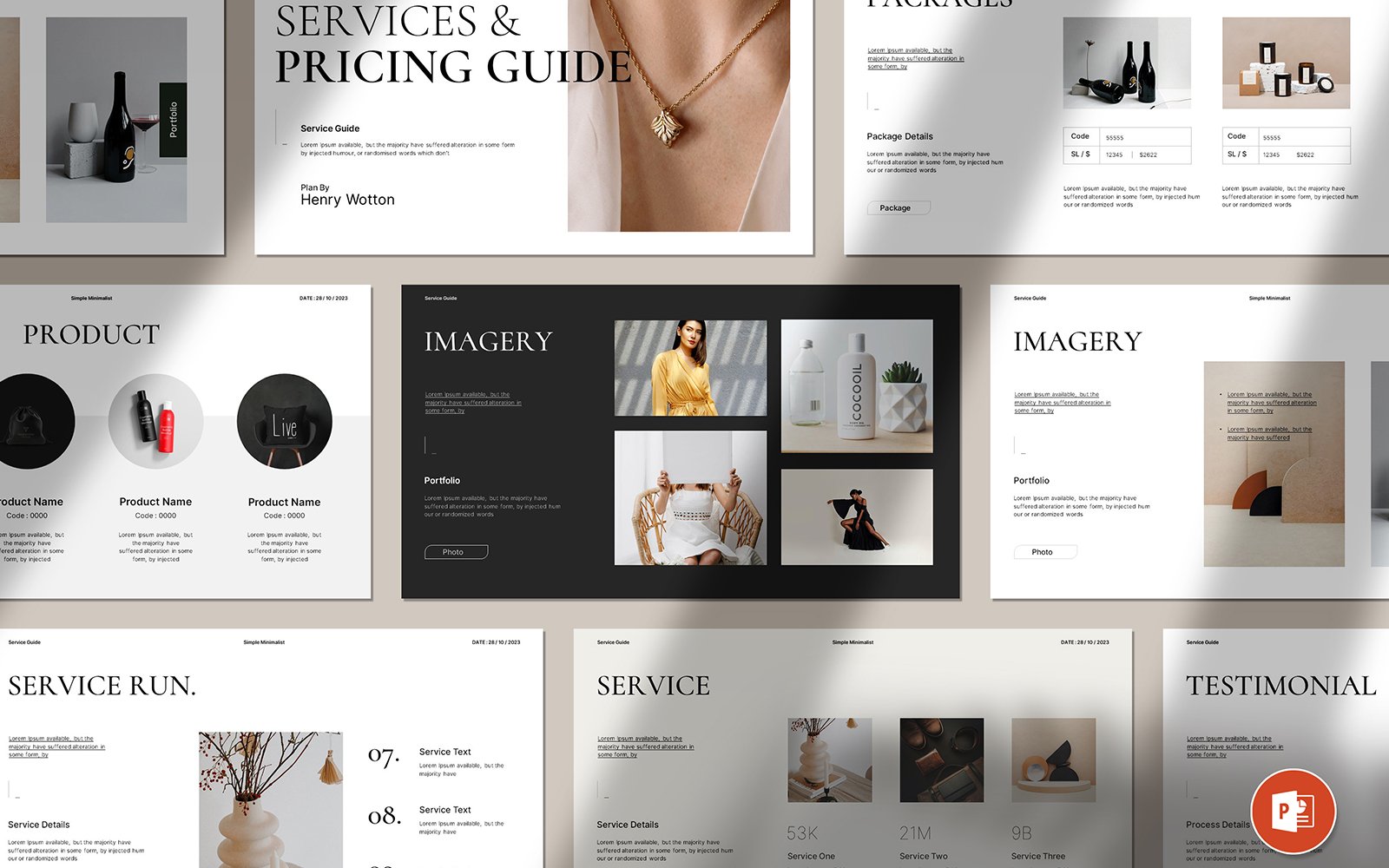 Template #369018 Pricing Guide Webdesign Template - Logo template Preview