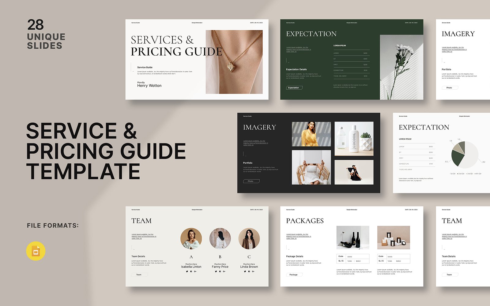 Template #369019 Pricing Guide Webdesign Template - Logo template Preview