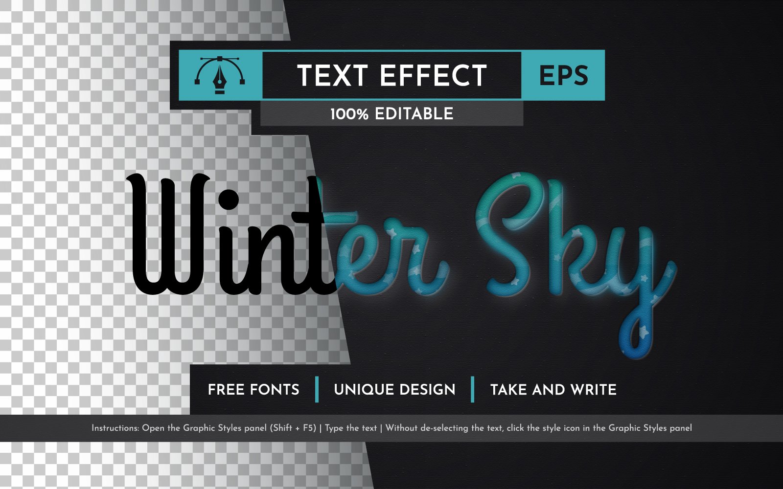 Template #369036 Effect Font Webdesign Template - Logo template Preview